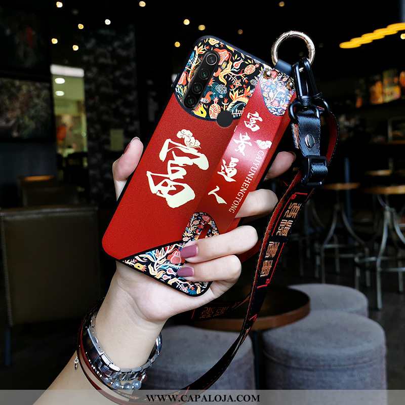 Capa Xiaomi Redmi Note 8t Personalizado Cordao Capas Cases Vermelho, Xiaomi Redmi Note 8t Tendencia 