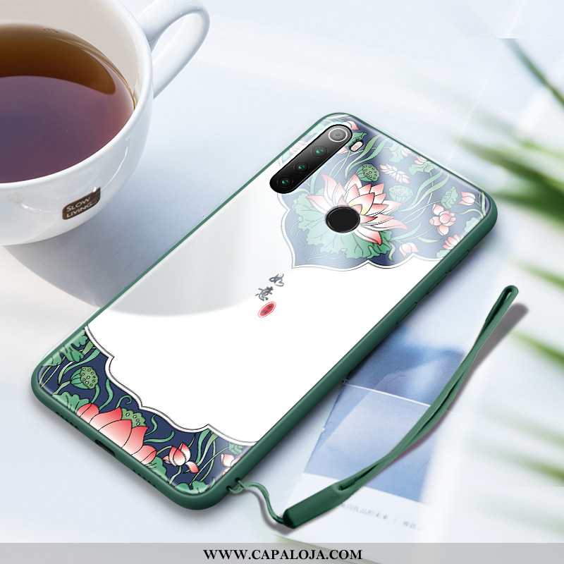 Capa Xiaomi Redmi Note 8t Protetoras Vidro Cases Feminino Verde, Capas Xiaomi Redmi Note 8t Silicone