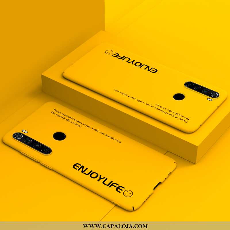 Capa Xiaomi Redmi Note 8t Slim Vermelha Completa Super Amarelo, Capas Xiaomi Redmi Note 8t Tendencia