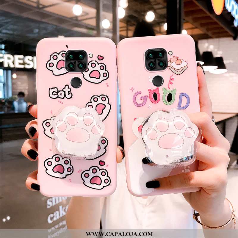 Capa Xiaomi Redmi Note 9 Bonitos Telinha Capas Protetoras Rosa, Xiaomi Redmi Note 9 Soft Comprar