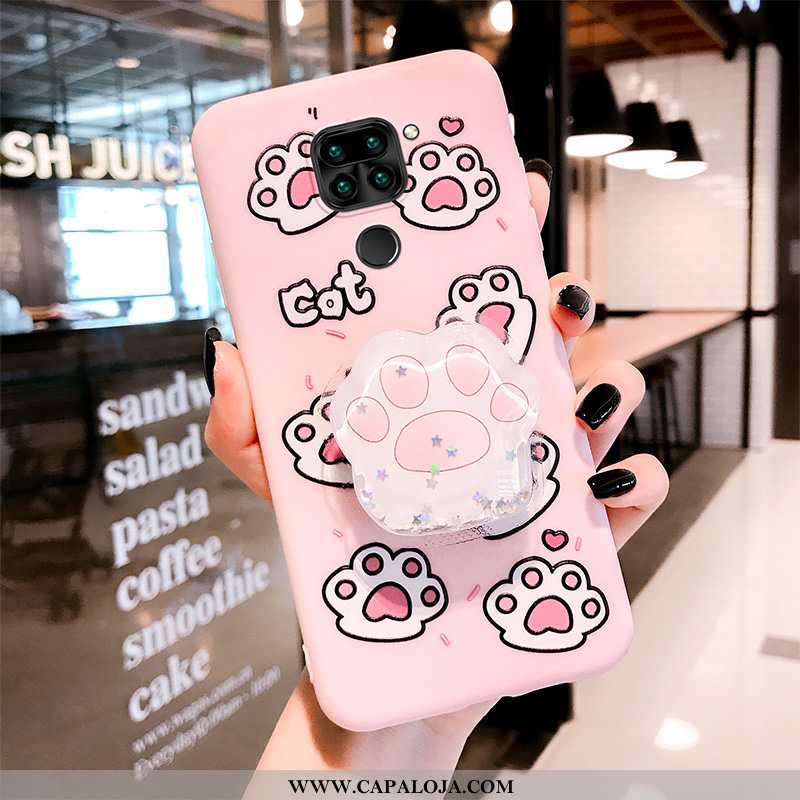 Capa Xiaomi Redmi Note 9 Bonitos Telinha Capas Protetoras Rosa, Xiaomi Redmi Note 9 Soft Comprar