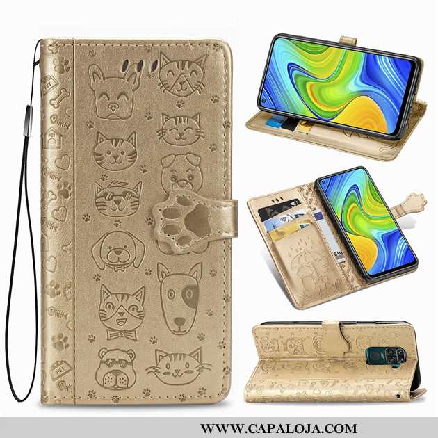 Capa Xiaomi Redmi Note 9 Couro Antiqueda Cases Vermelha Verde, Capas Xiaomi Redmi Note 9 Protetoras 