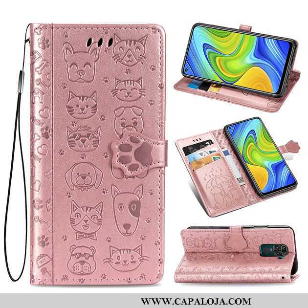 Capa Xiaomi Redmi Note 9 Couro Antiqueda Cases Vermelha Verde, Capas Xiaomi Redmi Note 9 Protetoras 