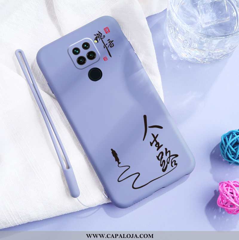 Capa Xiaomi Redmi Note 9 Criativas Personalizado Silicone Telemóvel Roxo, Capas Xiaomi Redmi Note 9 