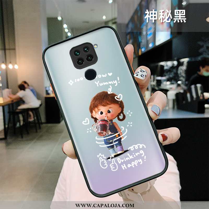 Capa Xiaomi Redmi Note 9 Criativas Soft Anime Fosco Verde, Capas Xiaomi Redmi Note 9 Desenho Animado