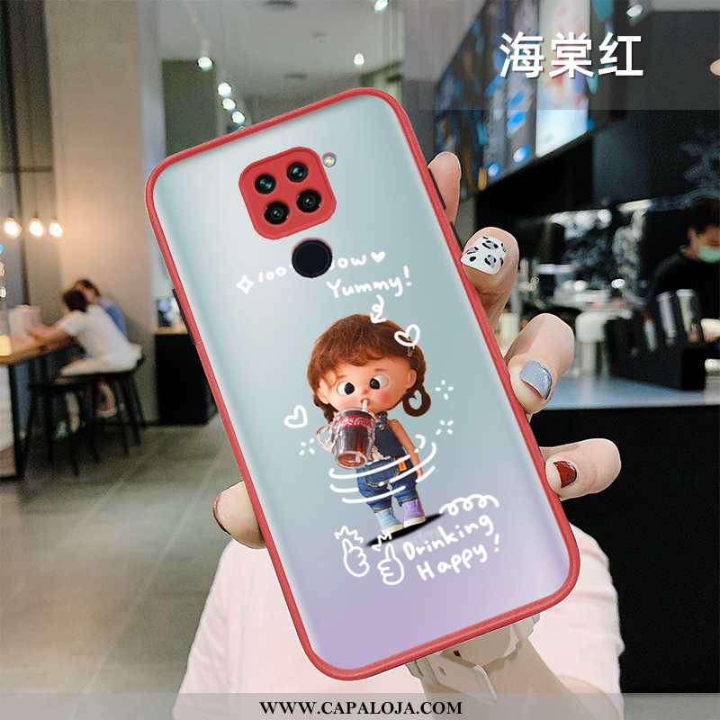 Capa Xiaomi Redmi Note 9 Criativas Soft Anime Fosco Verde, Capas Xiaomi Redmi Note 9 Desenho Animado