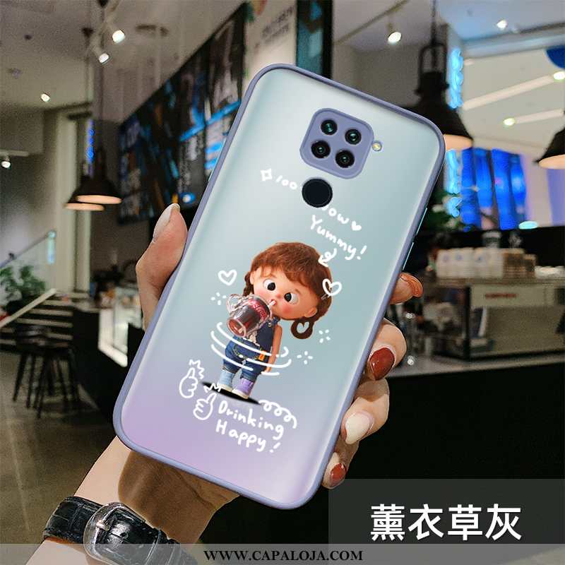 Capa Xiaomi Redmi Note 9 Criativas Soft Anime Fosco Verde, Capas Xiaomi Redmi Note 9 Desenho Animado