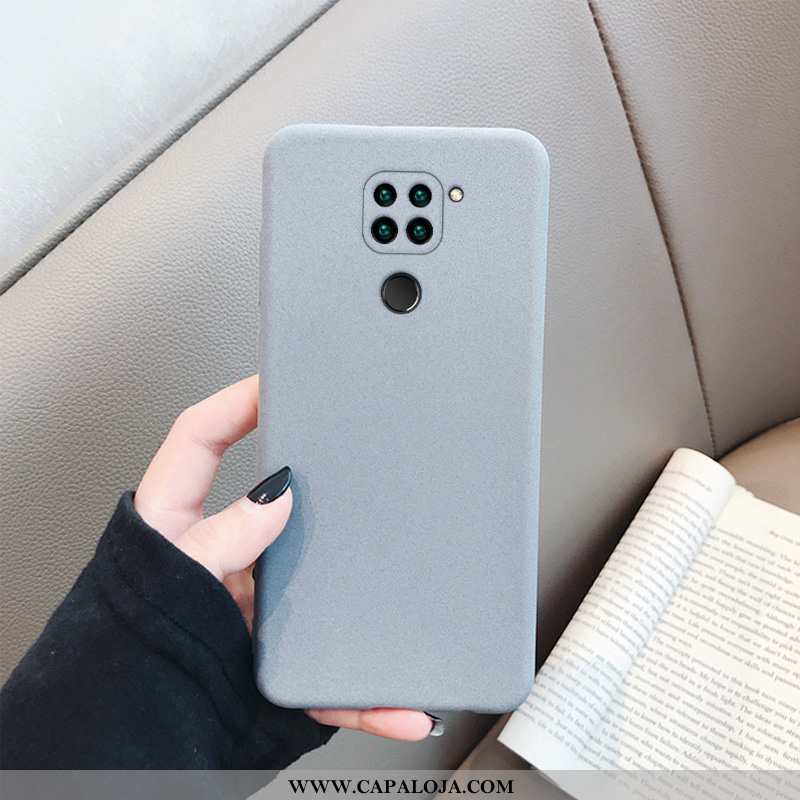 Capa Xiaomi Redmi Note 9 Fosco Cinza Antiqueda Cases, Capas Xiaomi Redmi Note 9 Slim Baratos