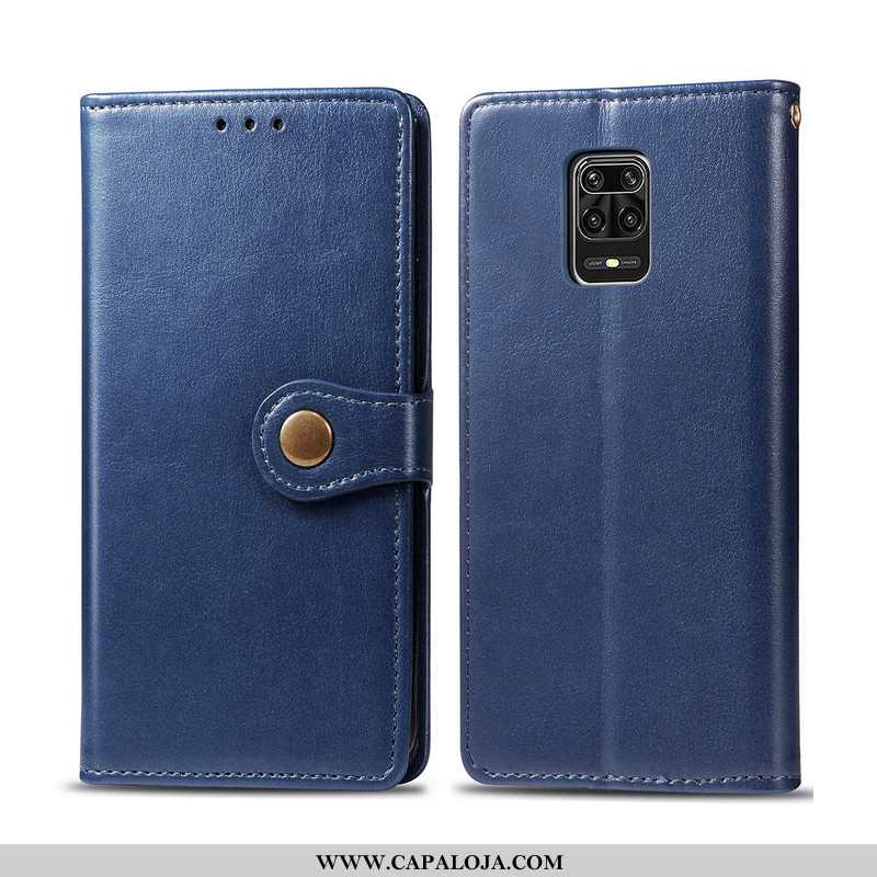 Capa Xiaomi Redmi Note 9 Pro Couro Capas Vermelha Cases Preto, Xiaomi Redmi Note 9 Pro Protetoras Ve