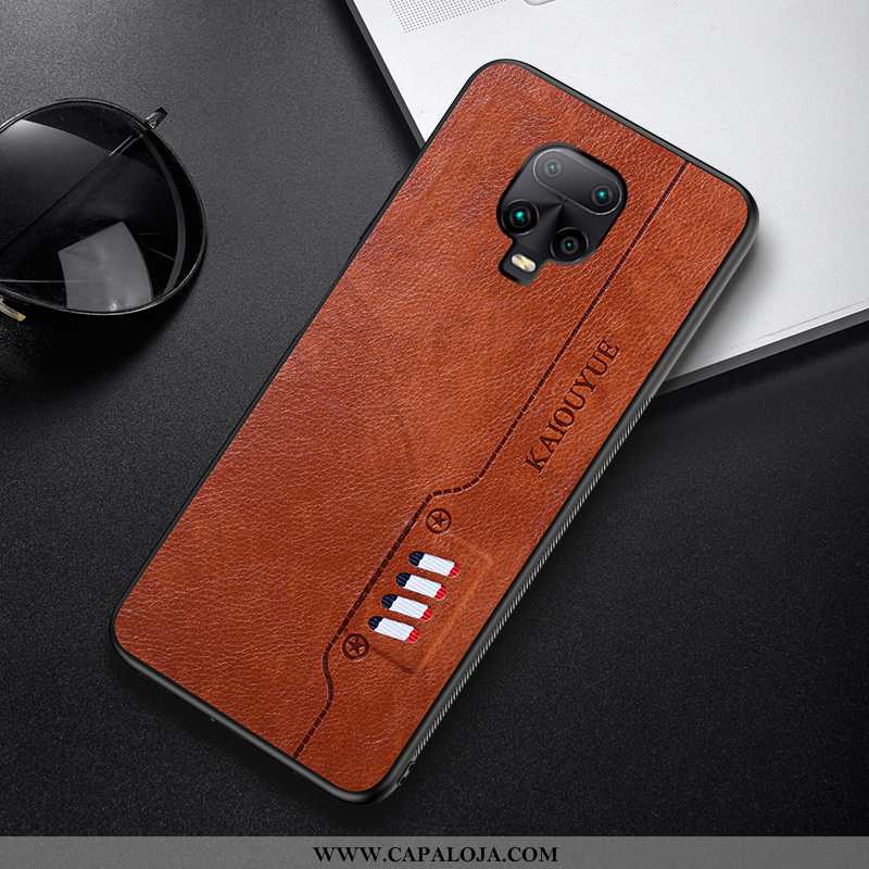 Capa Xiaomi Redmi Note 9 Pro Couro Minimalista Verde Feminino, Capas Xiaomi Redmi Note 9 Pro Soft Pr