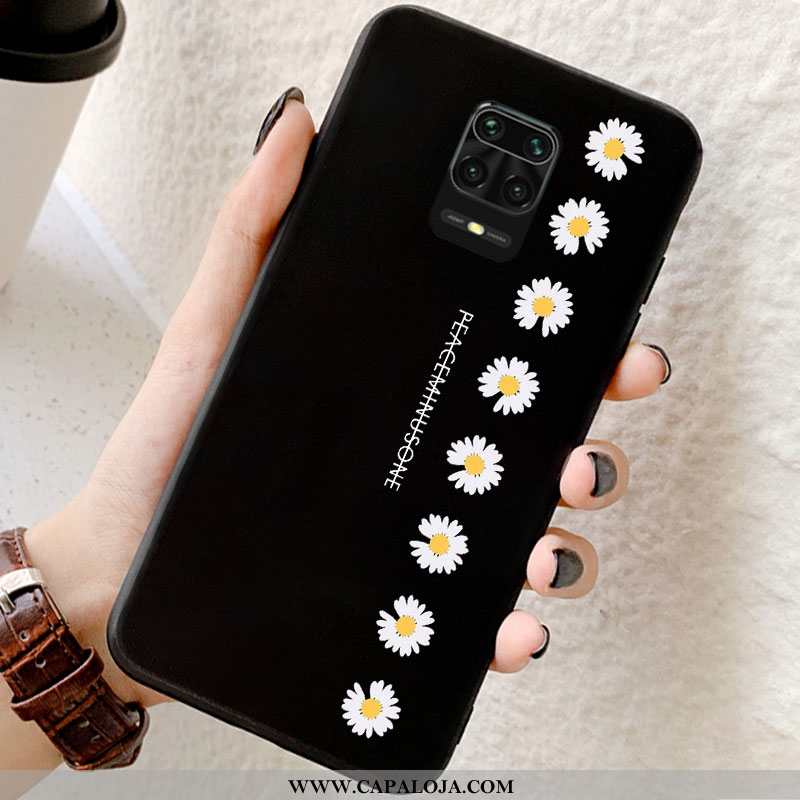 Capa Xiaomi Redmi Note 9 Pro Fosco Telinha Nova Protetoras Preto, Capas Xiaomi Redmi Note 9 Pro Pers