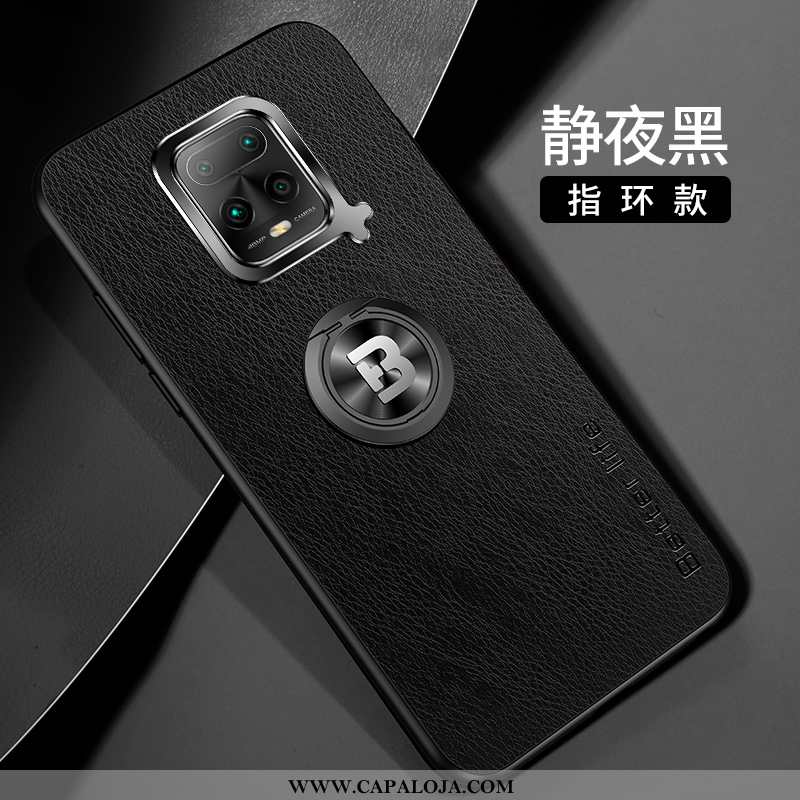 Capa Xiaomi Redmi Note 9 Pro Silicone Cases Vermelha Telinha Laranja, Capas Xiaomi Redmi Note 9 Pro 