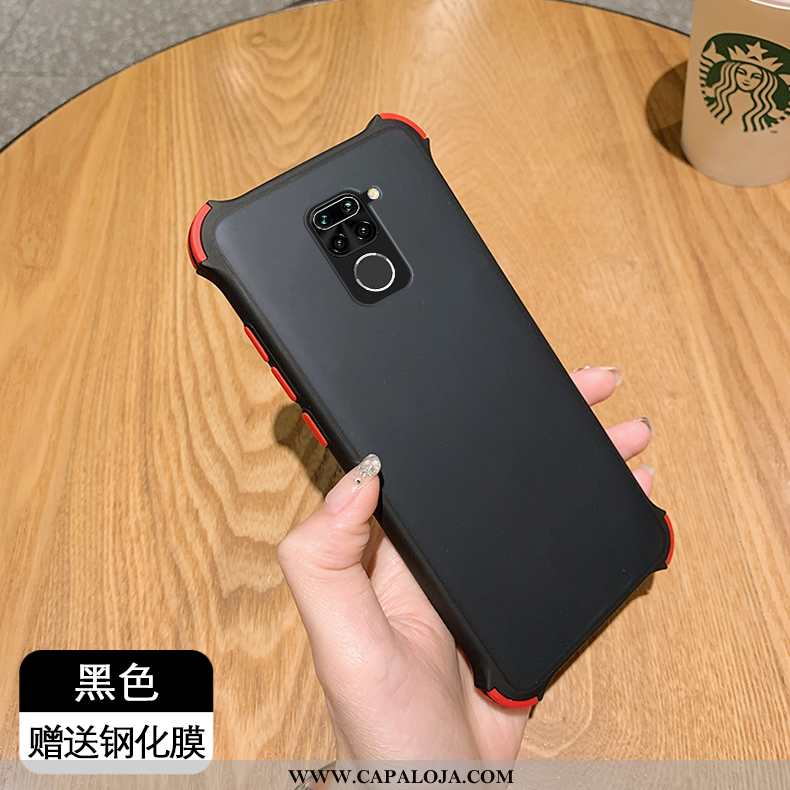 Capa Xiaomi Redmi Note 9 Protetoras Aço Vermelha Pequena Vermelho, Capas Xiaomi Redmi Note 9 Soft On