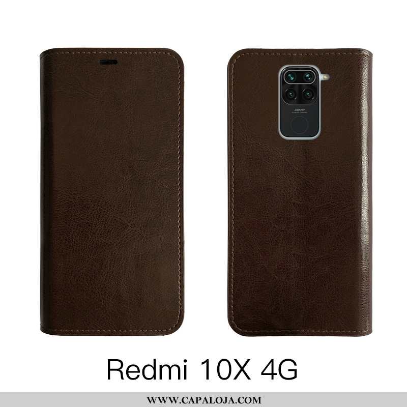 Capa Xiaomi Redmi Note 9 Protetoras Cases Vermelha Telemóvel Castanho, Capas Xiaomi Redmi Note 9 Cou