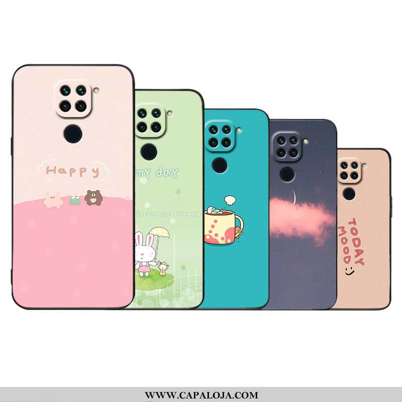 Capa Xiaomi Redmi Note 9 Protetoras Vermelha Fosco Soft Rosa, Capas Xiaomi Redmi Note 9 Silicone Ven