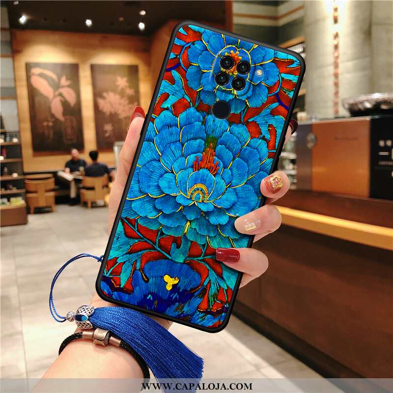 Capa Xiaomi Redmi Note 9 Silicone Completa Vermelha Azul, Capas Xiaomi Redmi Note 9 Vintage Comprar