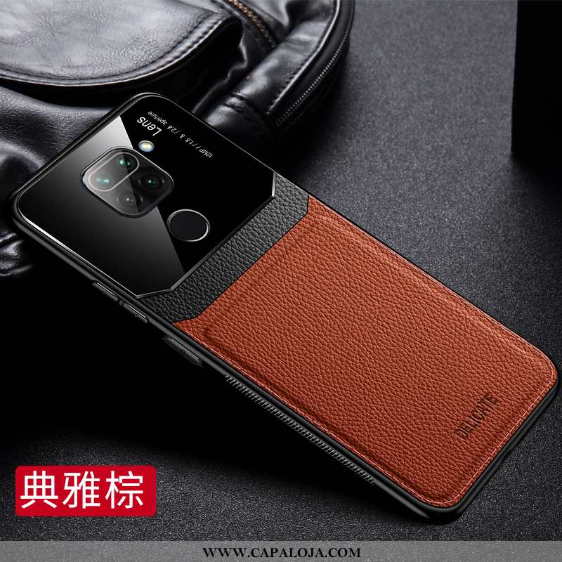 Capa Xiaomi Redmi Note 9 Silicone Soft Telemóvel Criativas Castanho, Capas Xiaomi Redmi Note 9 Fosco