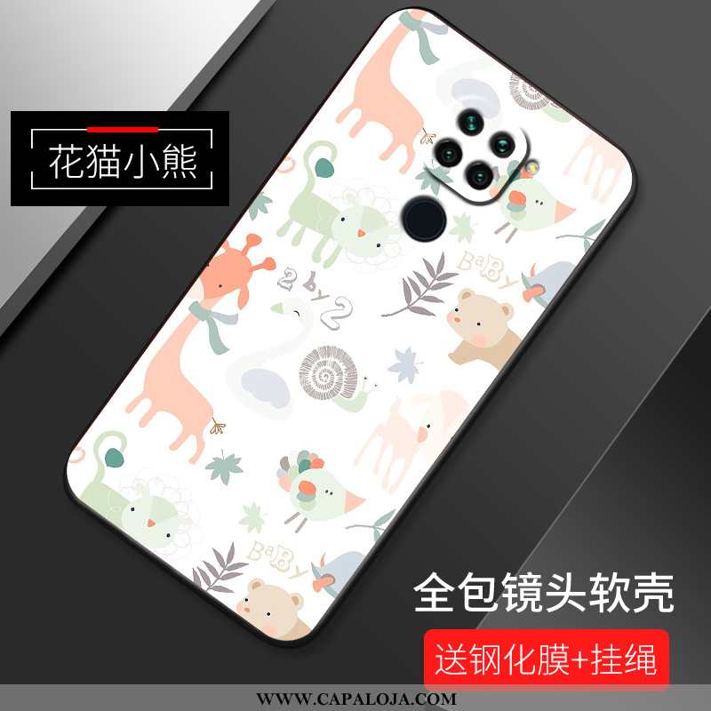 Capa Xiaomi Redmi Note 9 Tendencia Pequena Protetoras Desenho Animado Branco, Capas Xiaomi Redmi Not