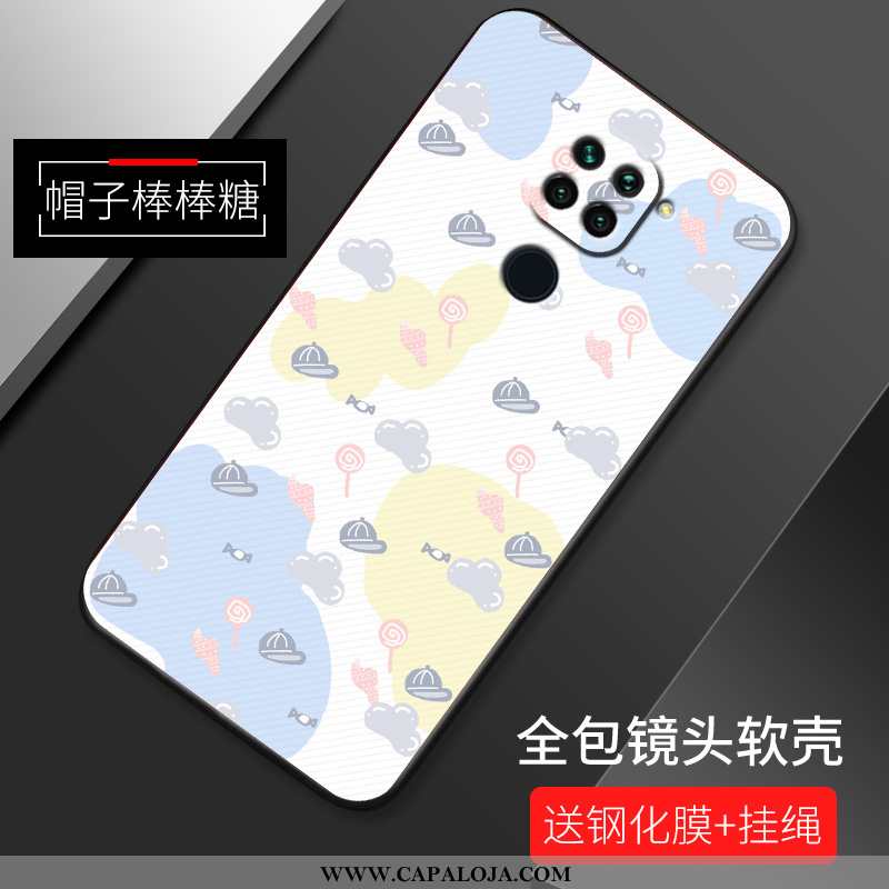 Capa Xiaomi Redmi Note 9 Tendencia Pequena Protetoras Desenho Animado Branco, Capas Xiaomi Redmi Not