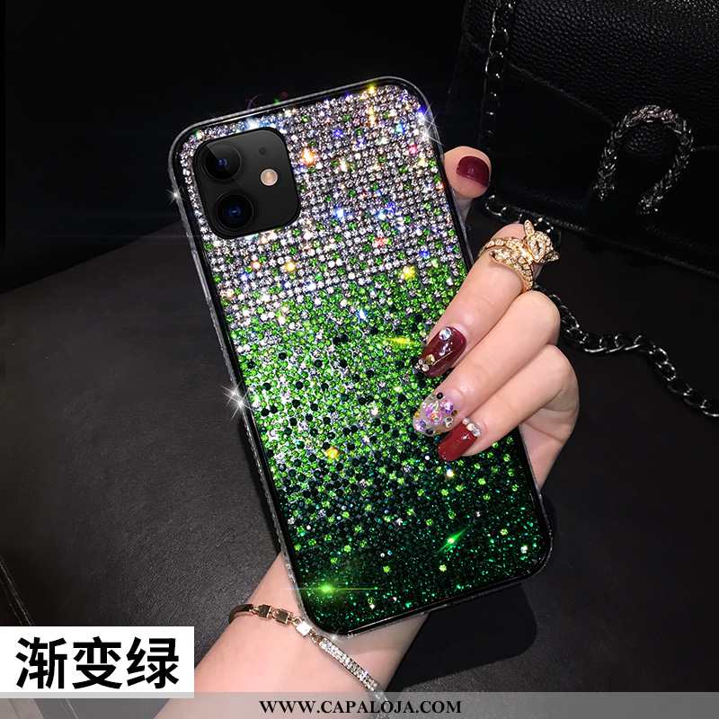 Capa iPhone 11 Moda Capas Feminino Completa Verde, iPhone 11 Personalizada Baratos