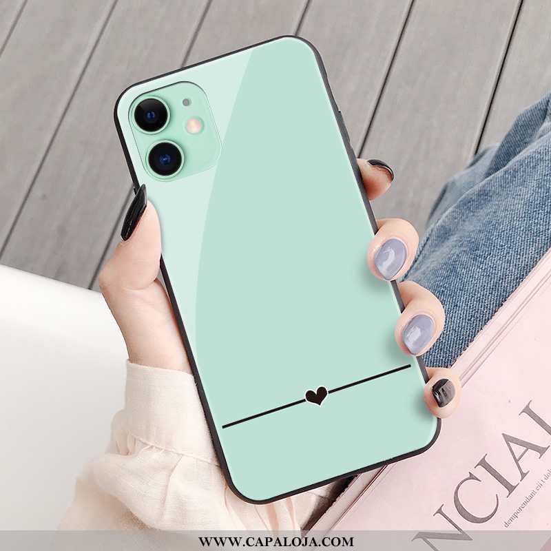 Capa iPhone 11 Personalizada Vermelha Feminino Violeta Verde, Capas iPhone 11 Protetoras Baratos