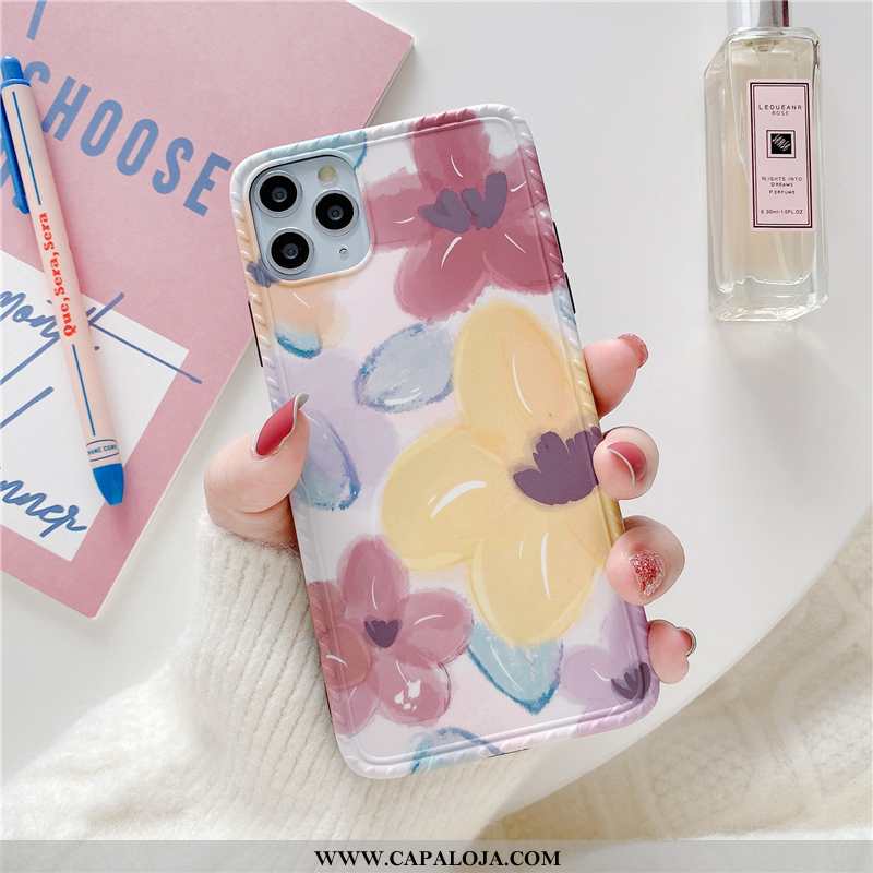 Capa iPhone 11 Pro Max Personalizada Telemóvel Floridas Cases Rosa, Capas iPhone 11 Pro Max Criativa