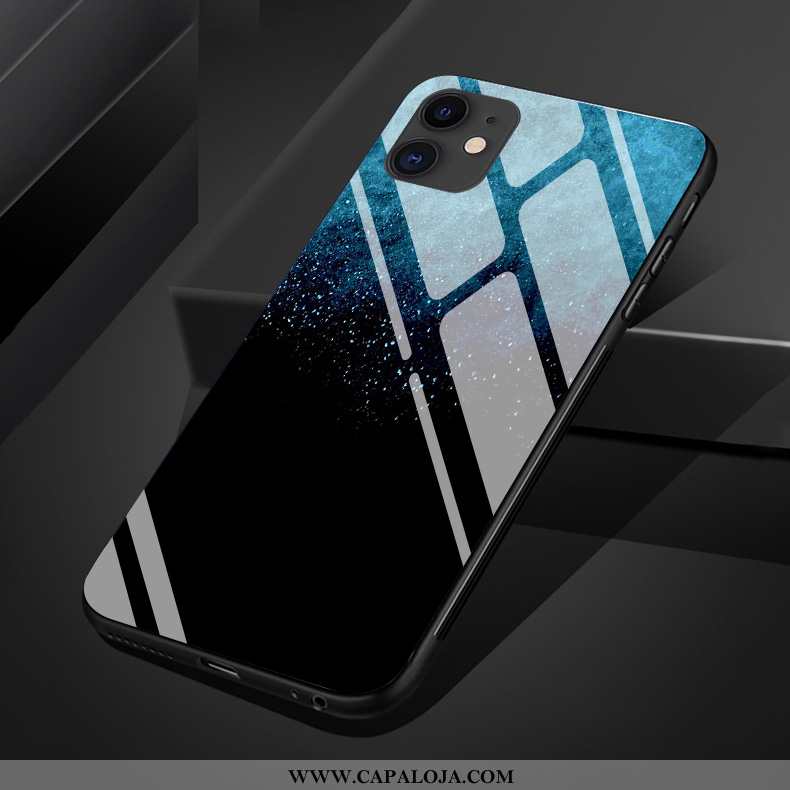 Capa iPhone 11 Pro Max Protetoras Azul Texturizada Vidro, Capas iPhone 11 Pro Max Silicone Venda