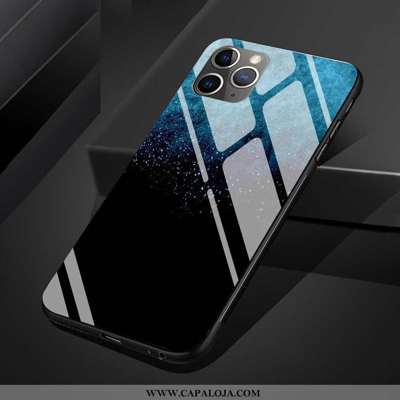 Capa iPhone 11 Pro Max Protetoras Azul Texturizada Vidro, Capas iPhone 11 Pro Max Silicone Venda