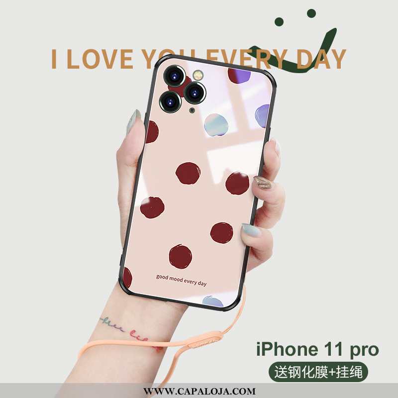 Capa iPhone 11 Pro Personalizada Antiqueda Vermelha Feminino Azul, Capas iPhone 11 Pro Criativas Bar