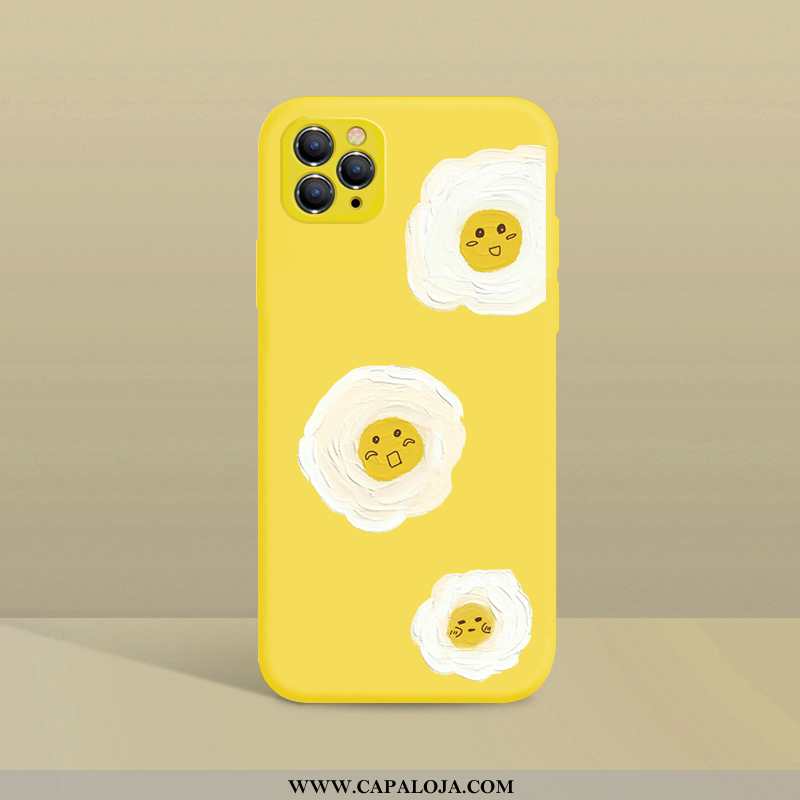 Capa iPhone 11 Pro Slim Antiqueda Telinha Telemóvel Amarelo, Capas iPhone 11 Pro Tendencia Promoção