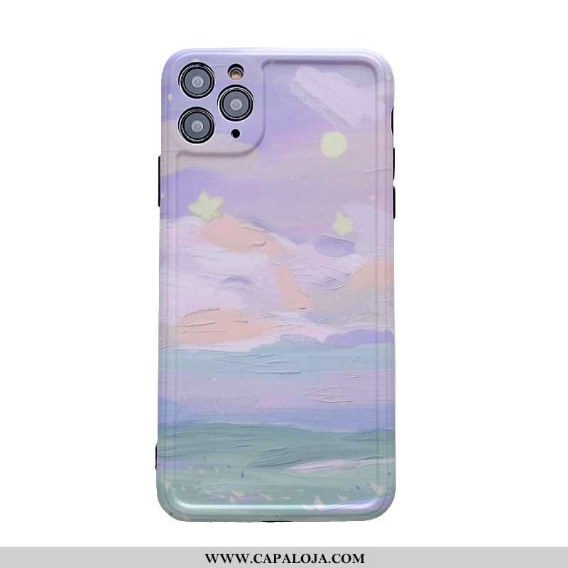 Capa iPhone 11 Pro Soft Roxa Cases Completa Roxo, Capas iPhone 11 Pro Silicone Promoção