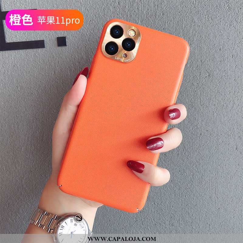 Capa iPhone 11 Pro Tendencia Completa Minimalista Antiqueda Laranja, Capas iPhone 11 Pro Protetoras 