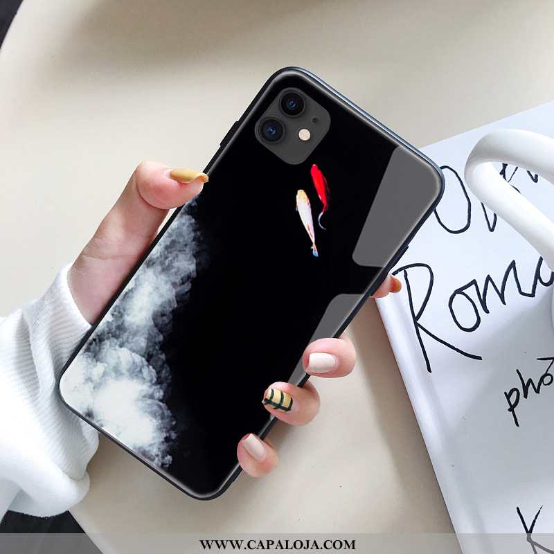 Capa iPhone 11 Retro Super Personalizado Vermelha Preto, Capas iPhone 11 Slim Venda