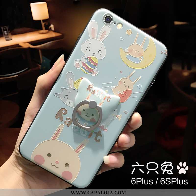 Capa iPhone 6/6s Plus Fosco Pequena Capas Antiqueda Azul, iPhone 6/6s Plus Personalizado Baratas