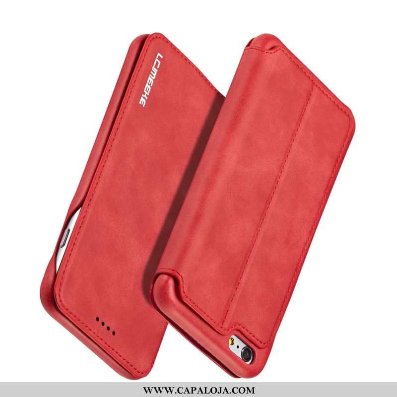 Capa iPhone 6/6s Plus Silicone Feminino Cover Protetoras Castanho, Capas iPhone 6/6s Plus Couro Comp