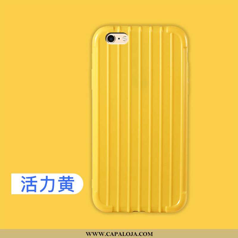 Capa iPhone 6/6s Protetoras Masculino Telinha Cases Amarelo, Capas iPhone 6/6s Silicone Baratas