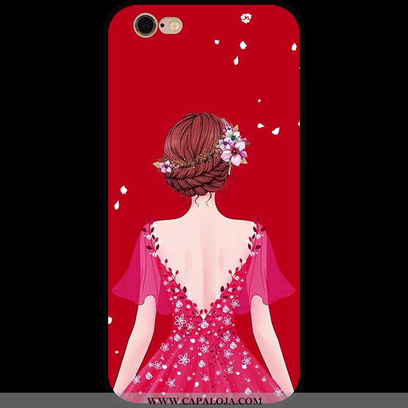 Capa iPhone 6/6s Soft Capas Para Reveillon Vermelha Vermelho, iPhone 6/6s Personalizada Baratas