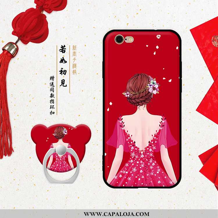 Capa iPhone 6/6s Soft Capas Para Reveillon Vermelha Vermelho, iPhone 6/6s Personalizada Baratas