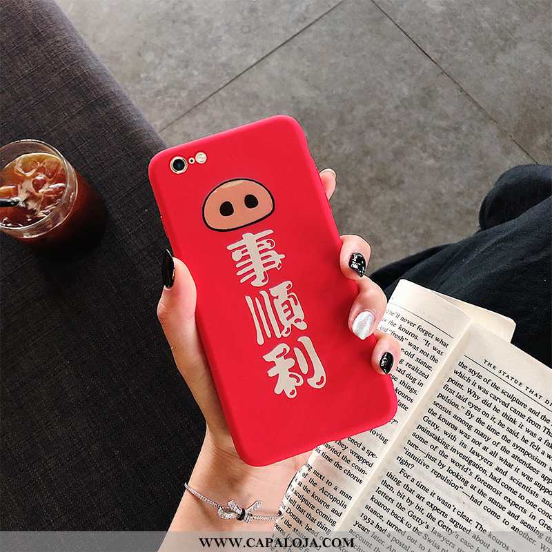 Capa iPhone 6/6s Soft Malha Antiqueda Telemóvel Vermelho, Capas iPhone 6/6s Silicone Venda