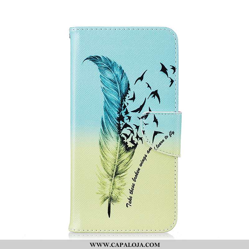 Capa iPhone 7 Couro Capas Azul Telemóvel, iPhone 7 Protetoras Baratas