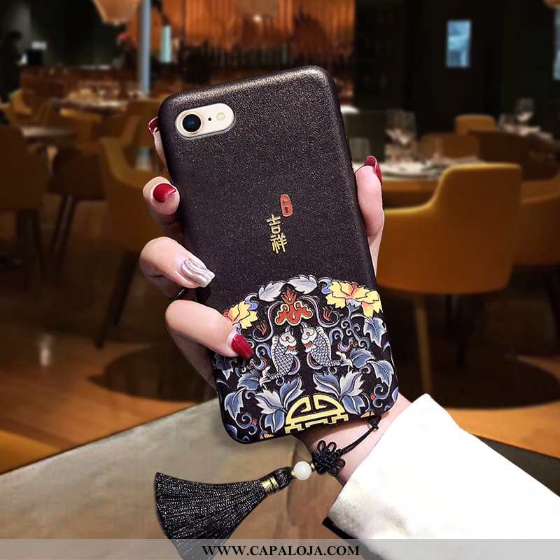 Capa iPhone 7 Personalizada Para Reveillon Telemóvel Preto, Capas iPhone 7 Tendencia Promoção