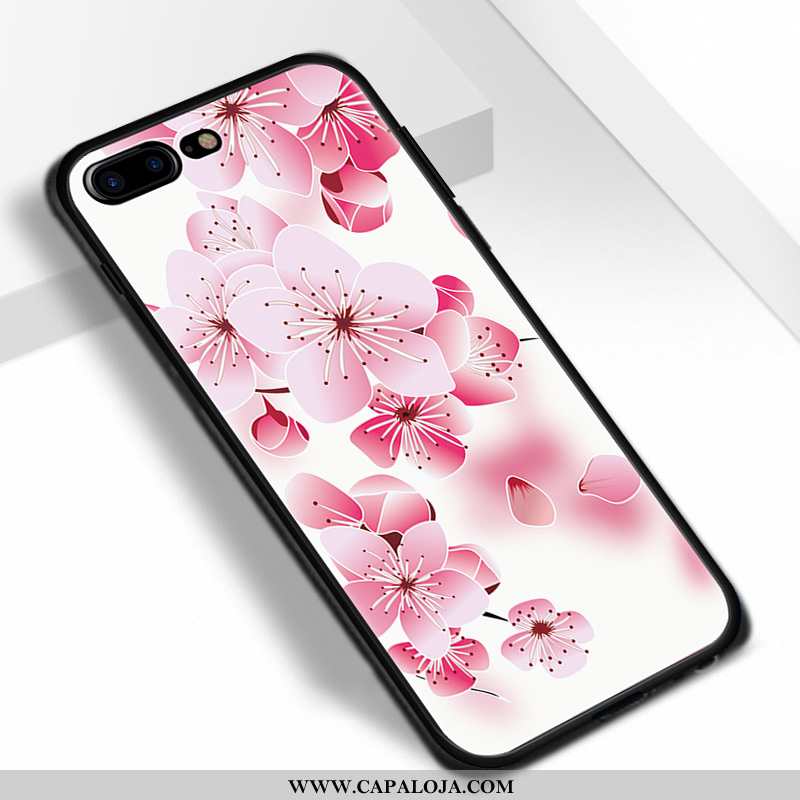 Capa iPhone 7 Plus Protetoras Telemóvel Flatform Cases Rosa, Capas iPhone 7 Plus Desenho Animado Bar