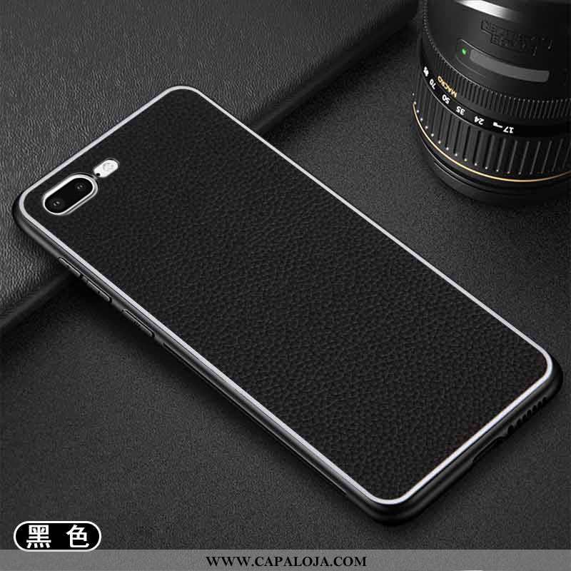 Capa iPhone 7 Plus Slim Cases Telemóvel Lisas Preto, Capas iPhone 7 Plus Couro Promoção