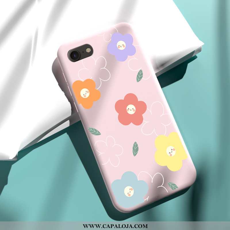 Capa iPhone 7 Tendencia Malha Telemóvel Rosa, Capas iPhone 7 Soft Comprar