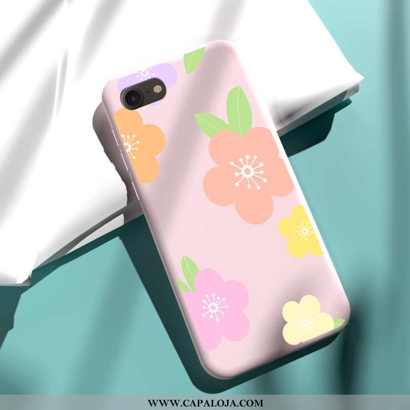 Capa iPhone 7 Tendencia Malha Telemóvel Rosa, Capas iPhone 7 Soft Comprar