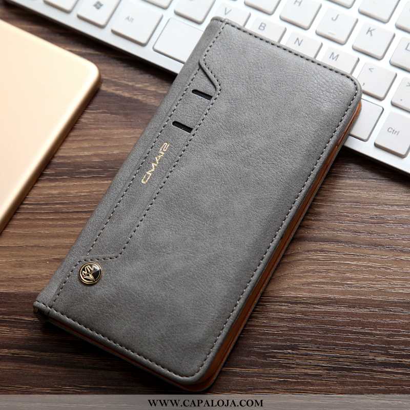 Capa iPhone 8 Couro Cases Telemóvel Carteira Preto, Capas iPhone 8 Couro Genuíno Venda