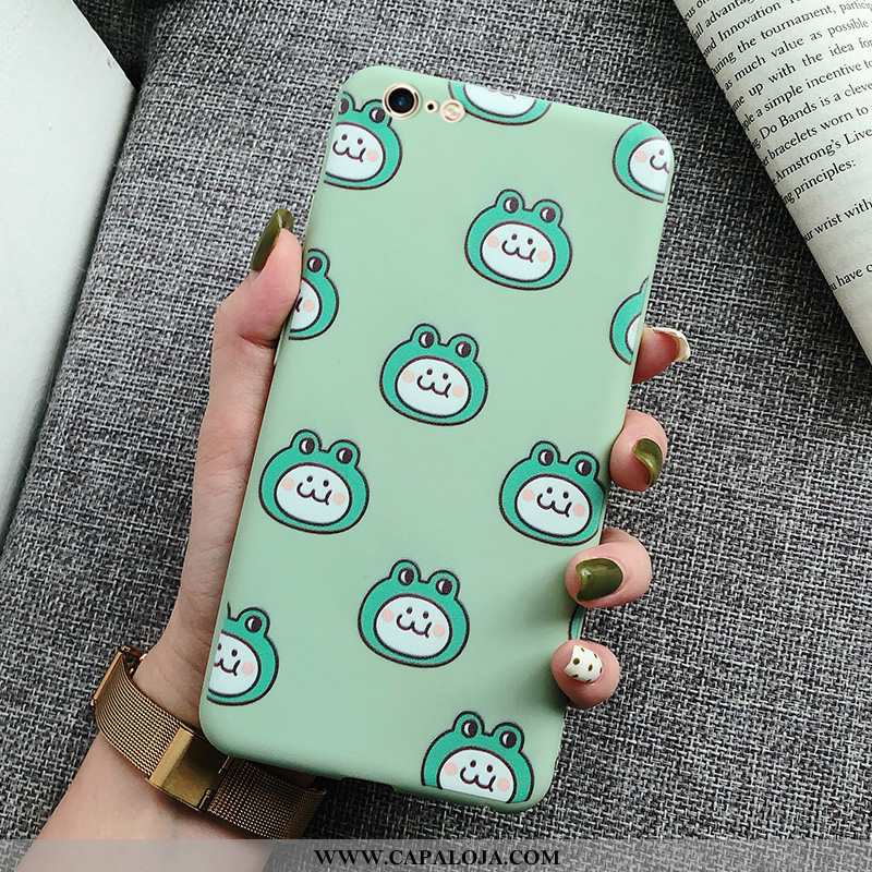 Capa iPhone 8 Desenho Animado Antiqueda Capas Telemóvel Verde, iPhone 8 Soft Venda