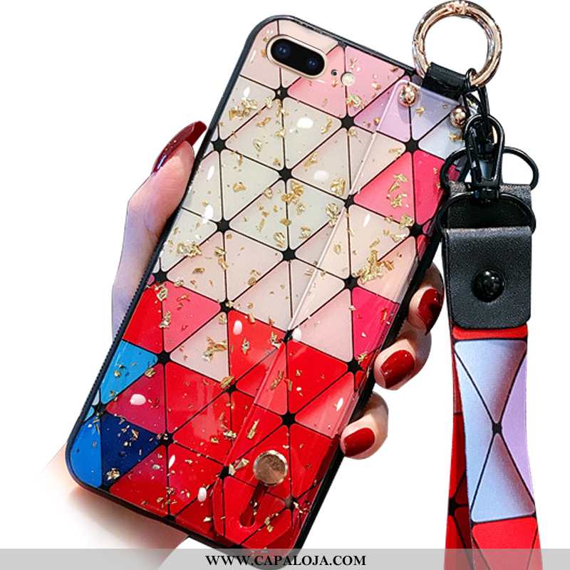 Capa iPhone 8 Plus Bonitos Silicone Tendencia Estiloso Camuflado, Capas iPhone 8 Plus Slim Venda