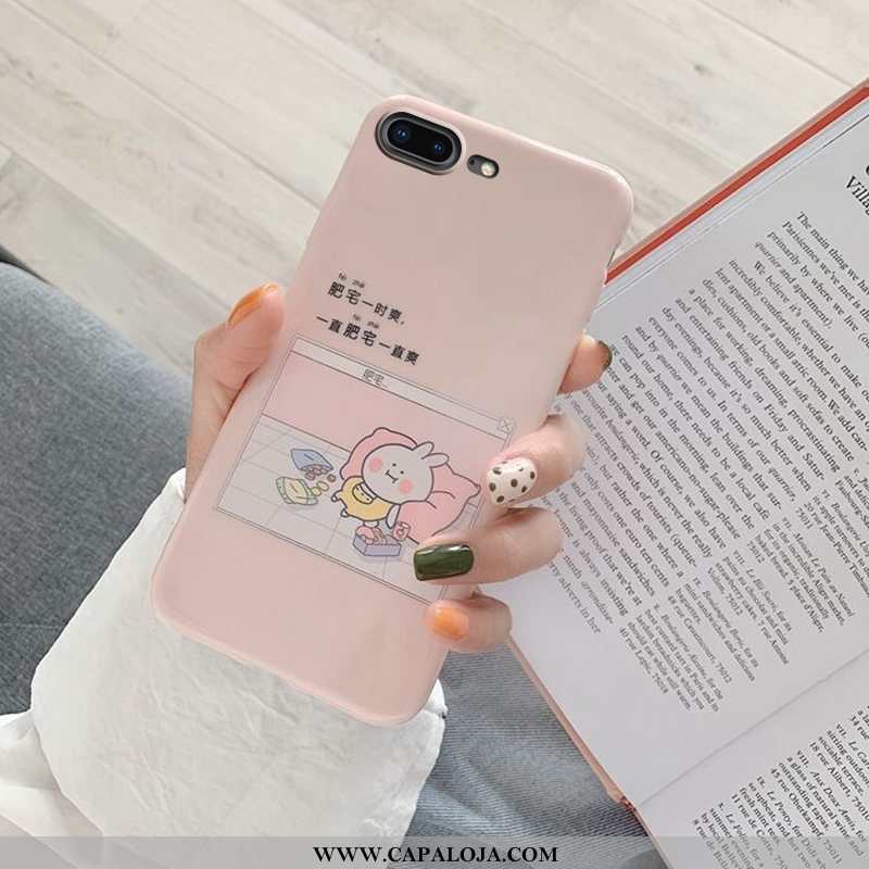 Capa iPhone 8 Plus Soft Cases Rosa Malha, Capas iPhone 8 Plus Super Online