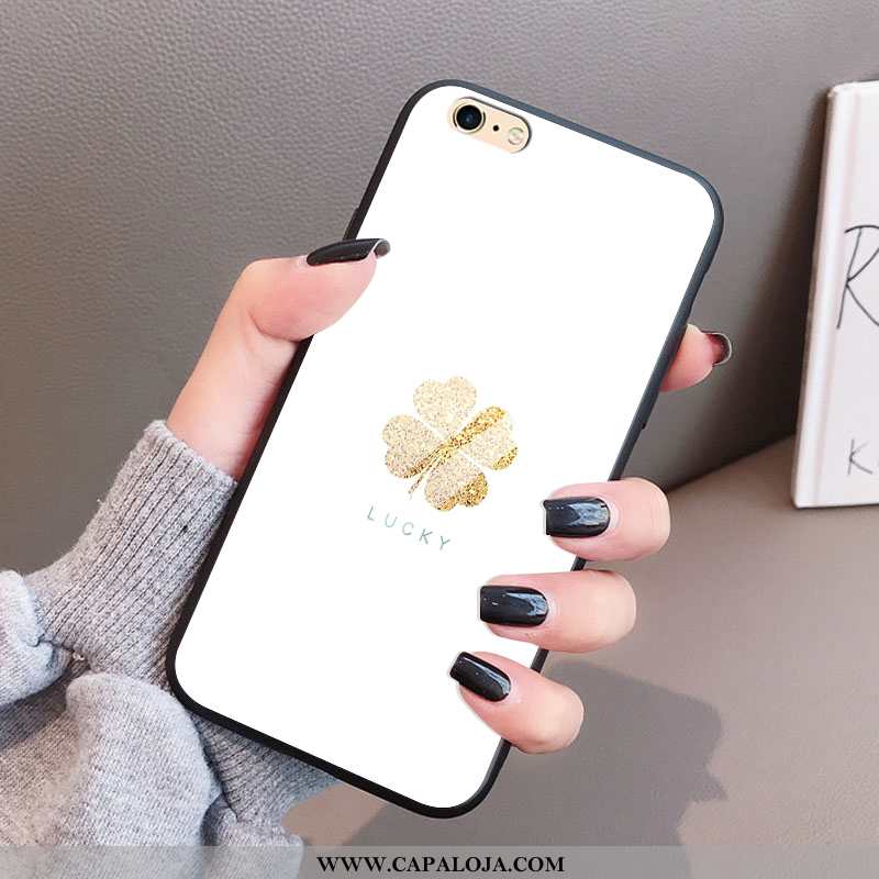 Capa iPhone 8 Soft Telemóvel Aço Capas Branco, iPhone 8 Super Barato